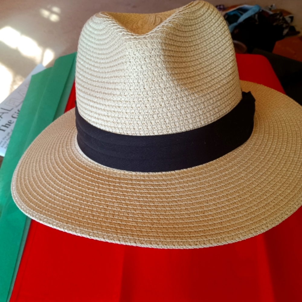 Anycosy Hat Co. Designer Straw $28  size med/Lg+ - Picture 2 of 6